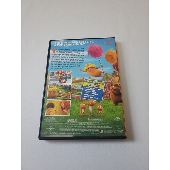 Dr. Seuss' The Lorax + 3 Mini Movies (DVD, 2012) - Picture 2 of 4